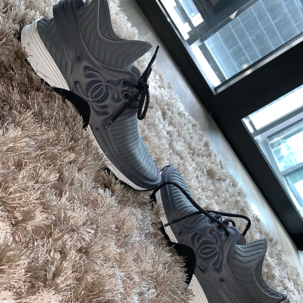 Chanel sock trainer
